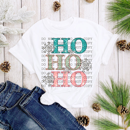 Ho Ho Multi Color Digital Download